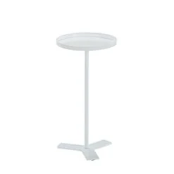 JYDQM Mini Shelf Living Room Bedside Sofa Side Table Simple Round Tea Table (Color : OneColor)