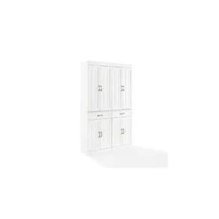 HomeStock African Artifacts 2Pc Pantry Set White - 2 Pantries -Best Furniture Store 11o0YmrAJNL