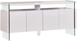 Best Quality Furniture Best Quality White Four Door Server