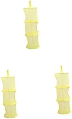 Zerodeko Stuffed Animals Stuffed Animals 3pcs Storage Bags Yellow Bathroom Hanging Net For Organizer Basket Mesh Foldable Room Animal Space Compartments Saver Stuffed Stuffed Animals Zoa -Best Furniture Store 211cTEVrTmL. AC