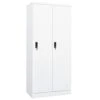 Wardrobe Steel Storage Chests White 31.5"x19.7"x70.9"
