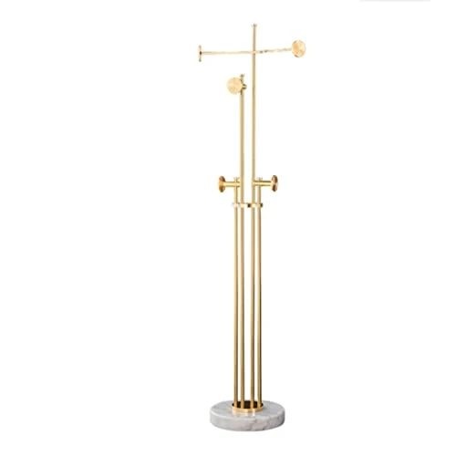 ANMMBER Metal Furniture Standing Entrance Hall Floor Hanger Clothing Golden Hanger Clothing Wardrobe (Color : E, Size : As Shown) 1 ANMMBER Metal Furniture Standing Entrance Hall Floor Hanger Clothing Golden Hanger Clothing Wardrobe (Color : E, Size : As Shown)
