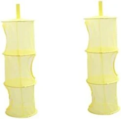 Zerodeko Stuffed Animals Stuffed Animals 3pcs Storage Bags Yellow Bathroom Hanging Net For Organizer Basket Mesh Foldable Room Animal Space Compartments Saver Stuffed Stuffed Animals Zoa -Best Furniture Store 219I6TAEJFL. AC