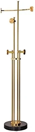 ANMMBER Metal Furniture Standing Entrance Hall Floor Hanger Clothing Golden Hanger Clothing Wardrobe (Color : E, Size : As Shown) 6 ANMMBER Metal Furniture Standing Entrance Hall Floor Hanger Clothing Golden Hanger Clothing Wardrobe (Color : E, Size : As Shown) - Image 6