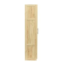 Modern Wardrobe Closet With Hanging Rod Wardrobe,High Wardrobe And Kitchen Cabinet With 2 Doors And 3 Partitions To Separate 4 Storage,Oak -Best Furniture Store 21EZJ8OVcvL