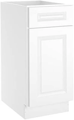 LOVMOR Kitchen Base Cabinets, Sideboard Storage Cabinet, Entryway Cabinet With 1-Drawer & Adjustable Shelf, 15" W X 24" D X 34-1/2"H -Best Furniture Store 21Okftqmr9L. AC