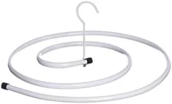 AARTEX Cabinet Shelf, Circular Spiral Quilt Airing Rack Of Stainless Steel Blanket Hanger (Color : White) -Best Furniture Store 21QcPaH4WSL. AC