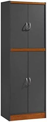 AMMIKI 4 - Door Kitchen Pantry (Chocolate Grey) 9 AMMIKI 4 - Door Kitchen Pantry (Chocolate Grey) - Image 9