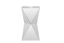 Baxton Studio Rebecca Contemporary Multi-Faceted Mirrored Side Table -Best Furniture Store 21WAO37SqNL