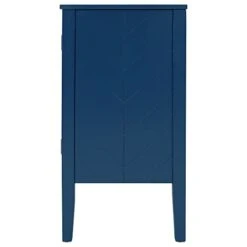 Knocbel Vintage Storage Cabinet With 3 Doors And Adjustable Shelf, Entry Hallway Foyer Console Table Buffet Sideboard Cupboard Coffee Bar, 99lbs Weight Capacity (Navy Blue) 14 Knocbel Vintage Storage Cabinet With 3 Doors And Adjustable Shelf, Entry Hallway Foyer Console Table Buffet Sideboard Cupboard Coffee Bar, 99lbs Weight Capacity (Navy Blue) -Best Furniture Store 21WKLVpaZWL
