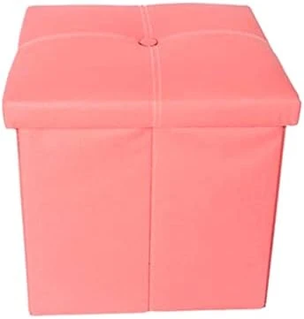 CDYD Storage PU Leather Footrest Stool Step Space Saving Square Strong Load Capacity Solid Furniture Home Office (Color : Gray) 5 CDYD Storage PU Leather Footrest Stool Step Space Saving Square Strong Load Capacity Solid Furniture Home Office (Color : Gray) - Image 5