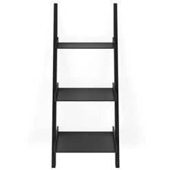 Ballucci 3-Tier Storage Ladder Shelf And Organizer, Modern Wood Leaning Ladder Bookshelf, Ladder Bookcase, Small Book Shelf, Narrow Bookshelf For Bedroom, Living Room, Kitchen, Bathroom, Black 13 Ballucci 3-Tier Storage Ladder Shelf And Organizer, Modern Wood Leaning Ladder Bookshelf, Ladder Bookcase, Small Book Shelf, Narrow Bookshelf For Bedroom, Living Room, Kitchen, Bathroom, Black -Best Furniture Store 21Y1L24nkAL