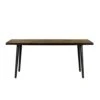 Cusco Acacia Rustic Farmhouse Dining Room Kitchen Table, 71" Wide, Antique