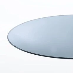30" Round Tempered Glass Table Top 1/2" Thick Ogee Edge