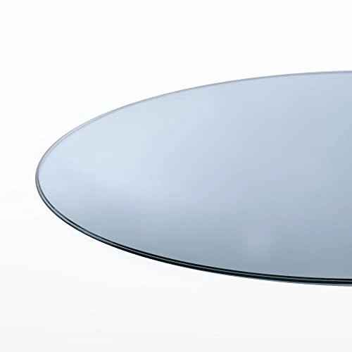 Pubpok26" Round 1/2" Thick Clear Glass Table Top With Ogee Edge 1 Pubpok26" Round 1/2" Thick Clear Glass Table Top With Ogee Edge