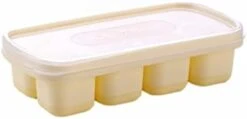 TEEGUI Silicone Ice Tray Jelly Yogurt Ice Cube Mold Ice Tray Ice Box Food Grade Ice Container Refrigerator Ice Maker Package Included: Ice Cream Freezer Container (Blue, One Size) -Best Furniture Store 21hEnPbOVL. AC