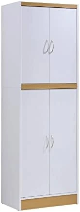 AMMIKI 4 - Door Kitchen Pantry (Chocolate Grey) 10 AMMIKI 4 - Door Kitchen Pantry (Chocolate Grey) - Image 10