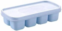 TEEGUI Silicone Ice Tray Jelly Yogurt Ice Cube Mold Ice Tray Ice Box Food Grade Ice Container Refrigerator Ice Maker Package Included: Ice Cream Freezer Container (Blue, One Size) -Best Furniture Store 21iI5nInimL. AC