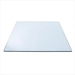 40" Square Glass Table Top 1/2" Thick With 1" Bevel Edge And 1" Radius Corners
