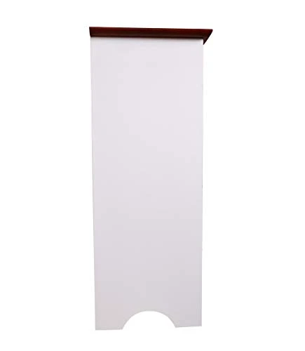 Kings Brand White / Walnut Finish Wood Kitchen Storage Buffet Cabinet 4 Kings Brand White / Walnut Finish Wood Kitchen Storage Buffet Cabinet - Image 4