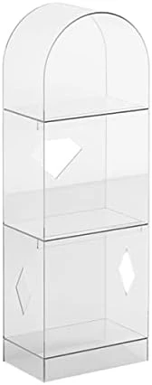 EYCIEROT Acrylic Bookshelf, Kids Study Shelf,Multi-Layer Options, Multi Colors, Sturdy And Transparent, Suitable For Bedroom Study Living Room,Gray,S 9 EYCIEROT Acrylic Bookshelf, Kids Study Shelf,Multi-Layer Options, Multi Colors, Sturdy And Transparent, Suitable For Bedroom Study Living Room,Gray,S - Image 9
