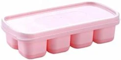 TEEGUI Silicone Ice Tray Jelly Yogurt Ice Cube Mold Ice Tray Ice Box Food Grade Ice Container Refrigerator Ice Maker Package Included: Ice Cream Freezer Container (Blue, One Size) -Best Furniture Store 21s9zuFRATL. AC