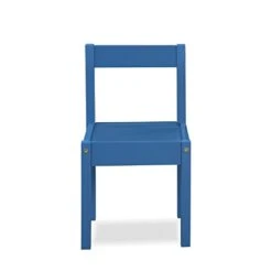 Olive & Opie Gibson 3-Piece Dry Erase Kids Table & Chair Set, Blue -Best Furniture Store 21t1dlBaxmL