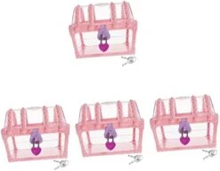 4pcs Treasure Chest Clothing Treasure Chest Props Treasure Chest Crystal Treasure Chest Toy Child Apparel Pink Plastic -Best Furniture Store 31 XhVyzYjL. AC
