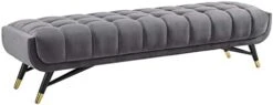 Modway Adept Contemporary Mid-Century Modern Performance Velvet Upholstered Tufted Sofa In Sea Blue -Best Furniture Store 31 p8 m6gAL. AC