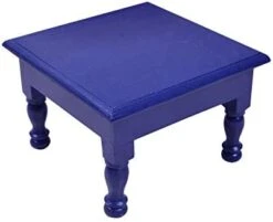 Lalhaveli Wooden Chowki For Puja Chowki For Sitting Kids Stool Study Room Décor 13 Inch Chowki -Best Furniture Store 310BXV RKiL. AC