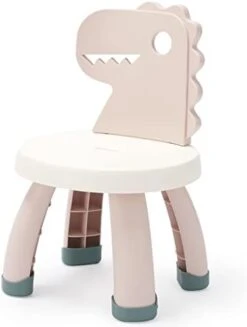 Toddler Chair,Plastic Kids Dino Chair,Sturdy Durable And Lightweight Toddler's Activity Chairs,Anti-Slip Ergonomic Design Kids Step Stool,Indoor Or Outdoor Use For Boys Girls Aged 2+ (Green) -Best Furniture Store 3113QUNr8EL. AC