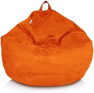 Delmach Bean Bag Chair Cover (No Filler) | Bird's Nest Shape | Adult Size | Microsuede | Stuffed Animal Storage For Kids Or Memory Foam| Double Stitched | Durable Zipper | Soft Premium 6 Delmach Bean Bag Chair Cover (No Filler) | Bird's Nest Shape | Adult Size | Microsuede | Stuffed Animal Storage For Kids Or Memory Foam| Double Stitched | Durable Zipper | Soft Premium - Image 6