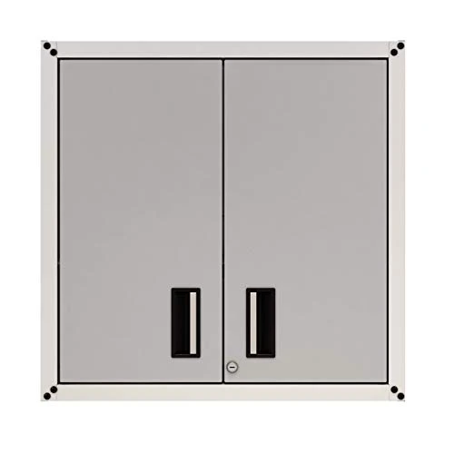 Itbe For Home Ready-to-Assemble Wall Steel Cabinet With Two Doors (White And Grey) 3 Itbe For Home Ready-to-Assemble Wall Steel Cabinet With Two Doors (White And Grey) - Image 3