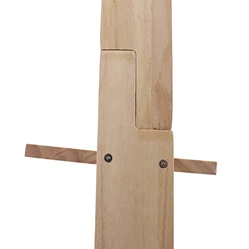 Gdrasuya10 Solid Wood Ladder Shelf, 5-Tier Multifunctional Modern Plant Flower Book Display Shelf, Free Standing Storage Rack For Office Living Room Bathroom Kitchen, 20kg Load Per Layer 6 Gdrasuya10 Solid Wood Ladder Shelf, 5-Tier Multifunctional Modern Plant Flower Book Display Shelf, Free Standing Storage Rack For Office Living Room Bathroom Kitchen, 20kg Load Per Layer - Image 6