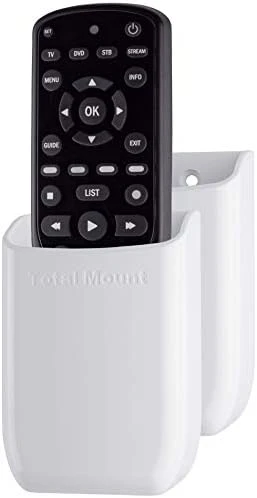 TotalMount Hole-Free Remote Holder – Eliminates Need To Drill Holes In Your Wall (Black Remote Control Holder, Quantity 1) 8 TotalMount Hole-Free Remote Holder – Eliminates Need To Drill Holes In Your Wall (Black Remote Control Holder, Quantity 1) - Image 8