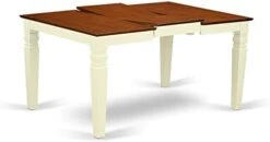 East West Furniture Wet-BCH-TL Wooden Kitchen Table With Cherry Rectangular Tabletop And 60 X 42 X 30-Black Finish 13 East West Furniture Wet-BCH-TL Wooden Kitchen Table With Cherry Rectangular Tabletop And 60 X 42 X 30-Black Finish -Best Furniture Store 313HcNBE4uL. AC