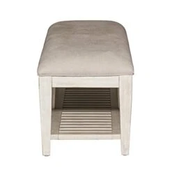 Liberty Furniture INDUSTRIES Heartland Bed Bench, Antique White -Best Furniture Store 313JbMOWsTL