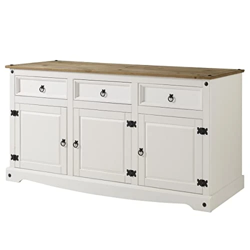 Wood Buffet Sideboard Corona Snow | Furniture Dash, White 1 Wood Buffet Sideboard Corona Snow | Furniture Dash, White