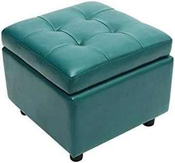 DOUBAO Storage Stool Leather Toy Storage Box Chair Shoe Replacement Stool Square Household Storage Leather Storage Stool (Color : D) 7 DOUBAO Storage Stool Leather Toy Storage Box Chair Shoe Replacement Stool Square Household Storage Leather Storage Stool (Color : D) - Image 7