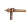 Renovators Supply Manufacturing Ornate Decorative Quilt Hanger Holder Rod Antique Brass 9 Foot Long With Urn Finials And Brackets