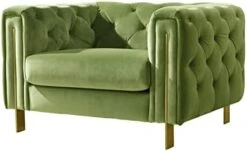 Acanva Collection Chesterfield Vintage Tufted Velvet Living Room Sofa, Couch, Mint Green 10 Acanva Collection Chesterfield Vintage Tufted Velvet Living Room Sofa, Couch, Mint Green -Best Furniture Store 315G8ocixRL. AC