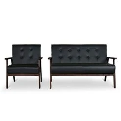 JIASTING Mid-Century Retro Modern Living Room Sofa Set With Loveseat And Seating Sofa Chair, Couch And Lounge Chairs -Best Furniture Store 3164iCMqwQL