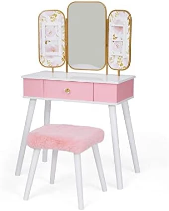 Fantasy Fields - Little Princess Anna Medium Play Vanity - White 7 Fantasy Fields - Little Princess Anna Medium Play Vanity - White - Image 7