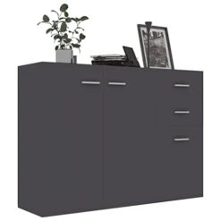 Youuihom Sideboard Kitchen Storage Cabinets Decorative Cabinets Console Gray 41.3"x11.8"x29.5" Engineered Wood Suitable For Office, Home, Garage, Dining Room 13 Youuihom Sideboard Kitchen Storage Cabinets Decorative Cabinets Console Gray 41.3"x11.8"x29.5" Engineered Wood Suitable For Office, Home, Garage, Dining Room -Best Furniture Store 316scZzV19L