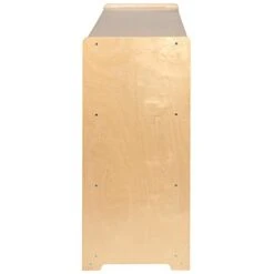 Flash Furniture Hercules Wooden 8 Section School Classroom Storage Cabinet For Commercial Or Home Use - Safe, Kid Friendly Design - 36"H (Natural) -Best Furniture Store 3170e2YQ8OL