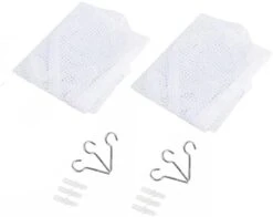 HEXILIN Toy Net Corner Stuffed Animals Kids Hanging/Bath Toys Storage (White, One Size) -Best Furniture Store 317D36y8hIL. AC