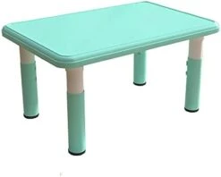 ZJYJFBY Children's Study Desk, Liftable PP Writing Desk/Dining Table, Home Simple Students Play And Draw Table（H48-60CM） (Color : D) -Best Furniture Store 318RsW0EGlL. AC