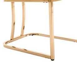 VESCASA Velvet Upholstered Dining Chairs With Back, Mid Century Modern Dining Chairs With Gold Metal Frame For Dining Room, Restaurant, Kitchen, Set Of 4, Grey -Best Furniture Store 318S3VlPB1L