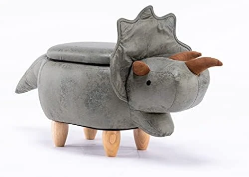 Home 2 Office Cow Ottoman For Kids' Bedroom, Playroom, Nursery, And Living Room, Animal Ottoman With Storage, Footstool For Kids, Black/White 8 Home 2 Office Cow Ottoman For Kids' Bedroom, Playroom, Nursery, And Living Room, Animal Ottoman With Storage, Footstool For Kids, Black/White - Image 8