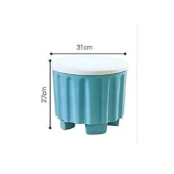 DOUBAO Plastic Storage Stool Multi-Function Overlay Storage Stool Fashion Creative Adult Stool Furniture (Color : D) 15 DOUBAO Plastic Storage Stool Multi-Function Overlay Storage Stool Fashion Creative Adult Stool Furniture (Color : D) -Best Furniture Store 318rCnuE2XL